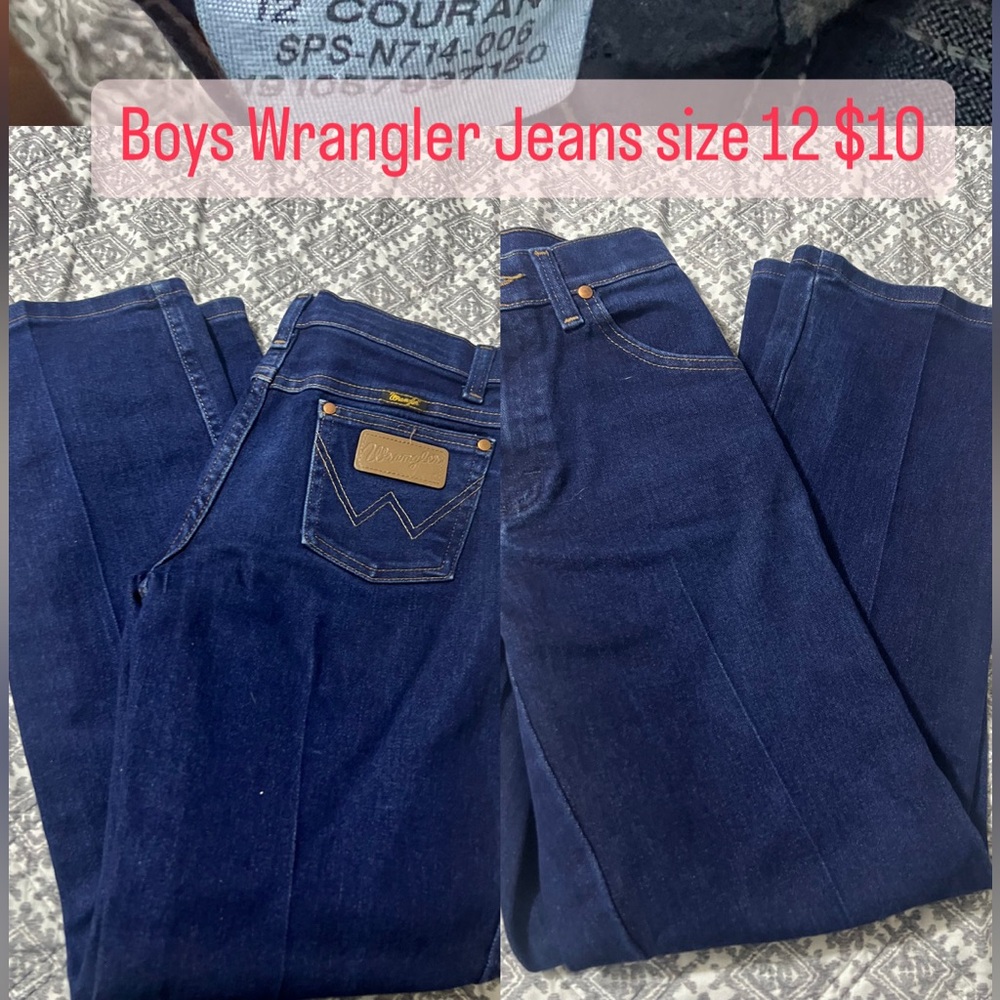 Boys wrangler jeans
